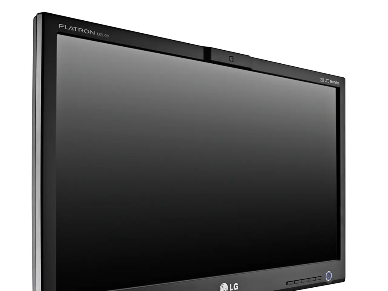 In the picture I can see a black color lg television.