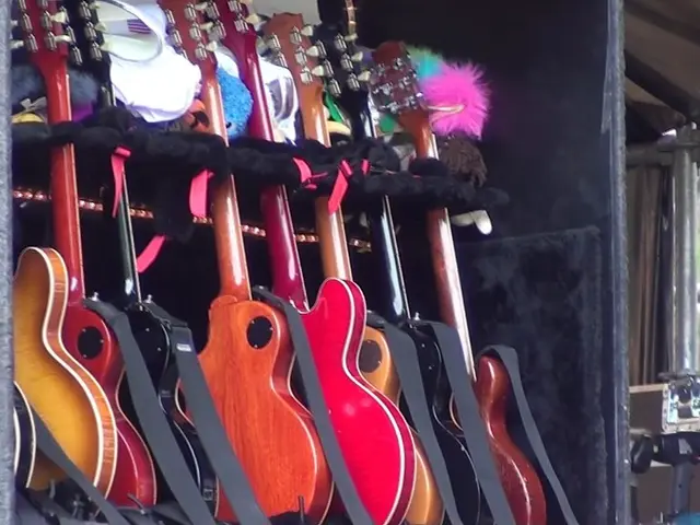 Mainstream pop sensation Kesha embraces metal guitar, debuting a Jackson Rhoads model in her latest...