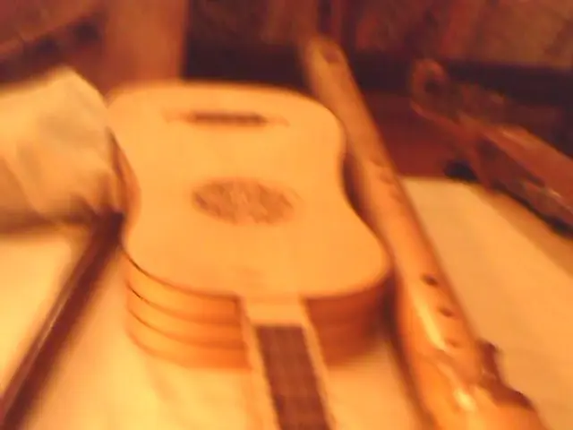 Transformed electric guitars become experimental studies encompassing ruin, texture, and spatial...