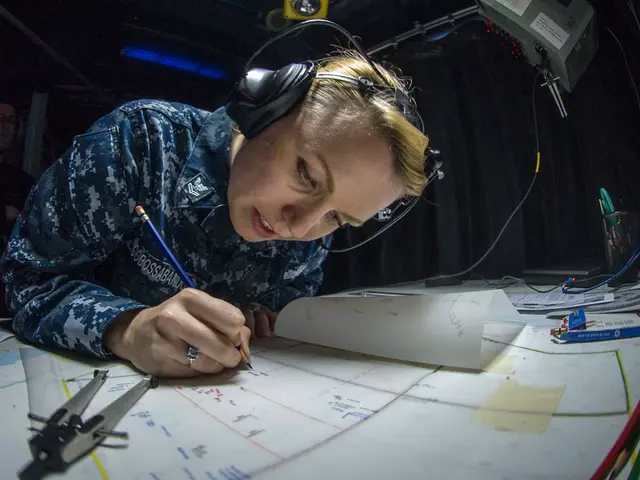 In this picture we can see one woman is sitting on the chair and in front there is a table so...