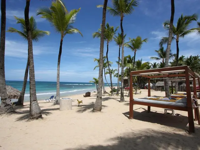 This picture is clicked outside the city. On the right corner we can see the beds. In the center we...