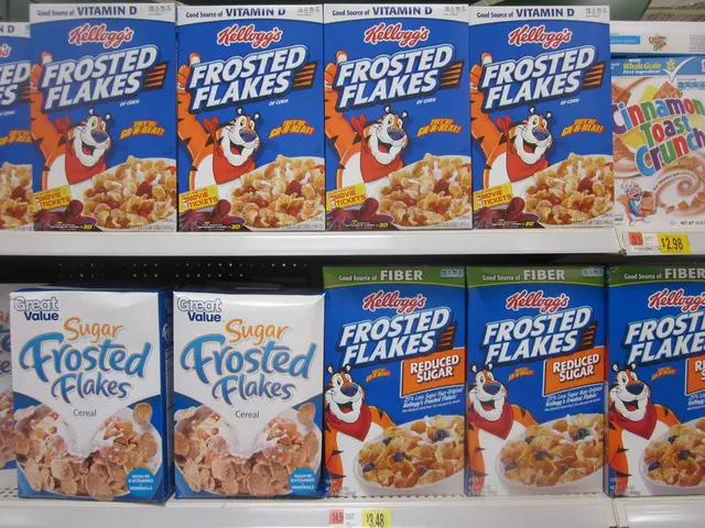 In this image in the front there are boxes with some text and images on it.